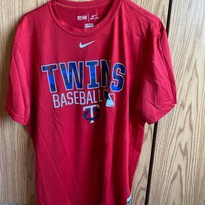 Nike Minnesota Twins Red, MLB, Dri-Fit Tee